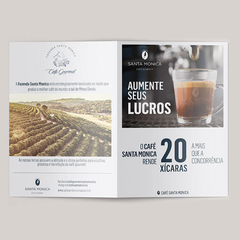 Café Santa Mônica – Folheto bwet.